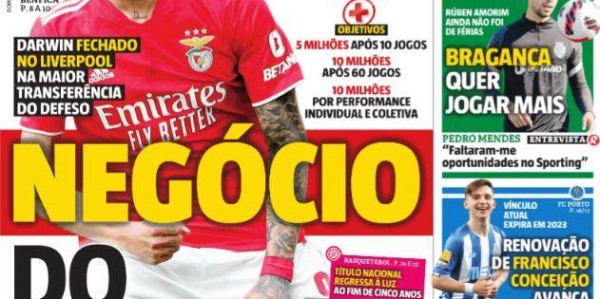 鲸鱼直播官网-转会费1亿欧 年薪600万欧 利物浦周一官宣达尔文？